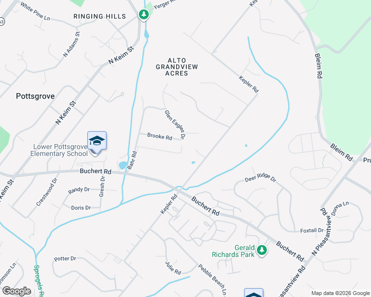 map of restaurants, bars, coffee shops, grocery stores, and more near 1371 Kepler Road in Pottstown