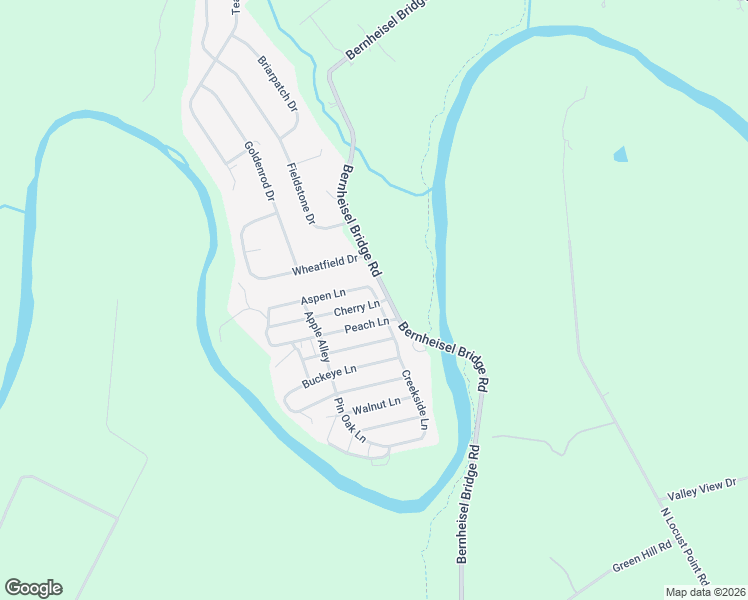 map of restaurants, bars, coffee shops, grocery stores, and more near 3 Cherry Lane in Carlisle
