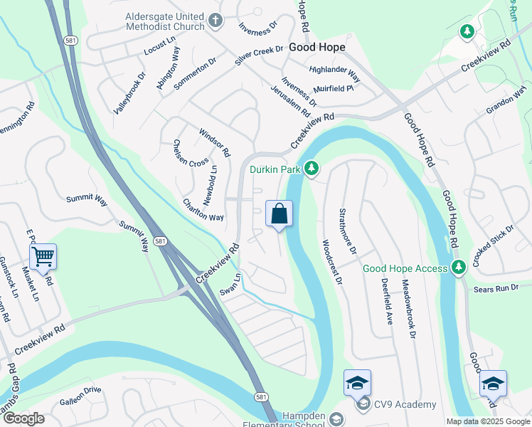 map of restaurants, bars, coffee shops, grocery stores, and more near 1172 Heron Court in Mechanicsburg