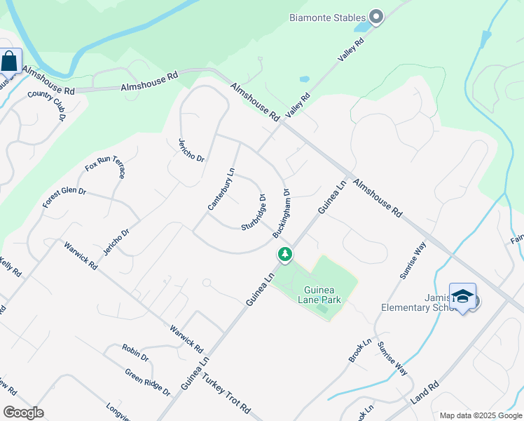 map of restaurants, bars, coffee shops, grocery stores, and more near 2037 Sturbridge Drive in Jamison