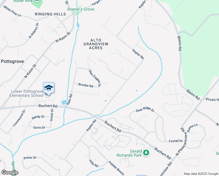 map of restaurants, bars, coffee shops, grocery stores, and more near 1789 St.Andrews Drive in Pottstown