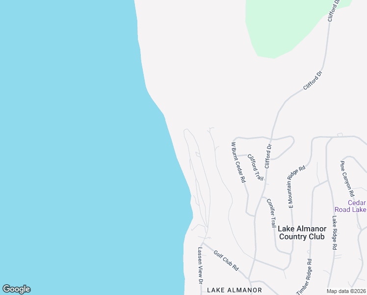 map of restaurants, bars, coffee shops, grocery stores, and more near 749 Lassen View Drive in Lake Almanor Country Club