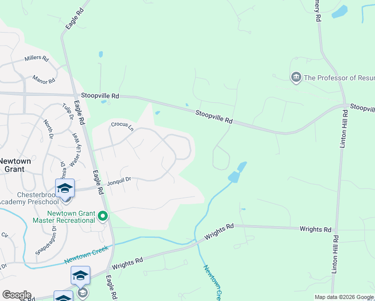 map of restaurants, bars, coffee shops, grocery stores, and more near 6 Amaryllis Lane in Newtown