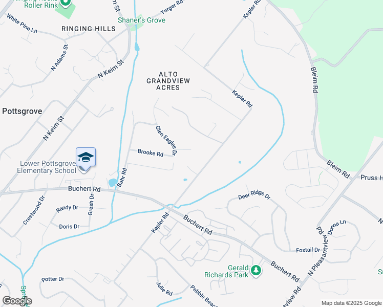 map of restaurants, bars, coffee shops, grocery stores, and more near 1789 St.Andrews Drive in Pottstown
