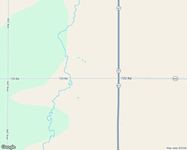 map of restaurants, bars, coffee shops, grocery stores, and more near 64700-64798 720 Road in Shubert