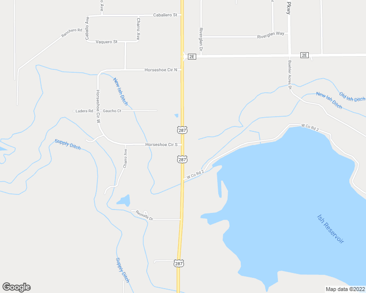 map of restaurants, bars, coffee shops, grocery stores, and more near 19550 N 107th St in Berthoud