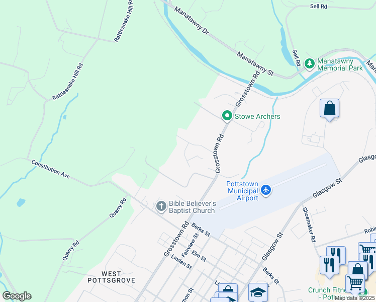 map of restaurants, bars, coffee shops, grocery stores, and more near 1094 Edgewood Drive in Stowe