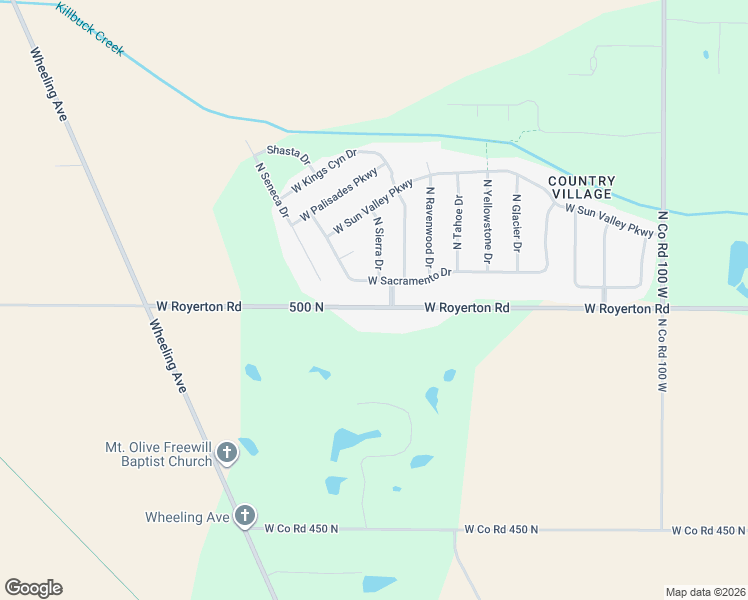 map of restaurants, bars, coffee shops, grocery stores, and more near 8101 North Oak Flat Road in Muncie