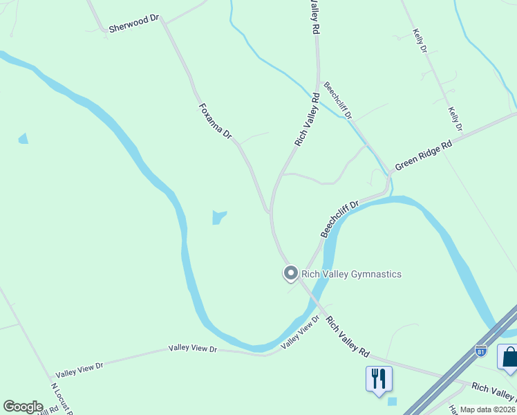 map of restaurants, bars, coffee shops, grocery stores, and more near 5 Foxanna Drive in Carlisle