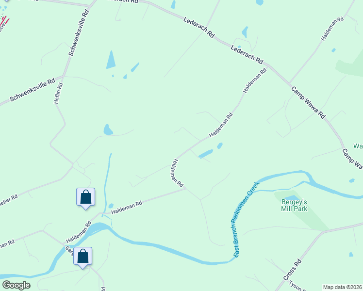 map of restaurants, bars, coffee shops, grocery stores, and more near 883 Haldeman Road in Schwenksville