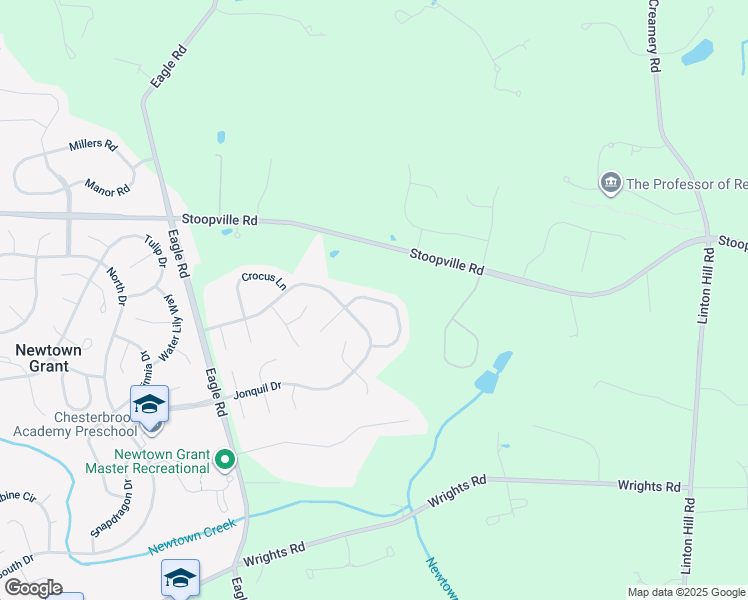 map of restaurants, bars, coffee shops, grocery stores, and more near 28 Amaryllis Lane in Newtown