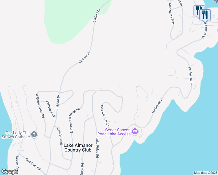 map of restaurants, bars, coffee shops, grocery stores, and more near 601 Pine Canyon Rd in Westwood