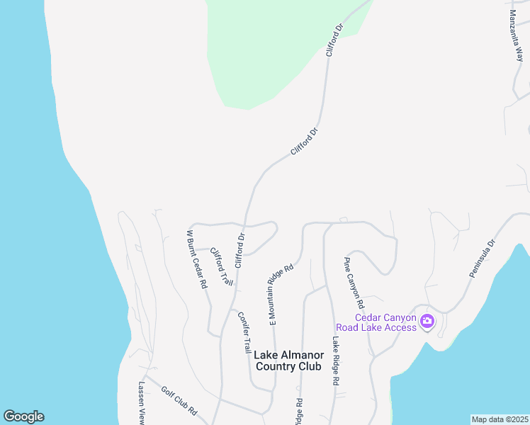 map of restaurants, bars, coffee shops, grocery stores, and more near 604 East Burnt Cedar Road in Lake Almanor Country Club