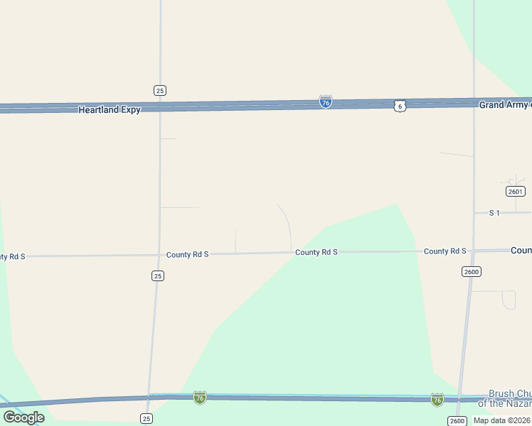 map of restaurants, bars, coffee shops, grocery stores, and more near 9 Christensen Court in Brush