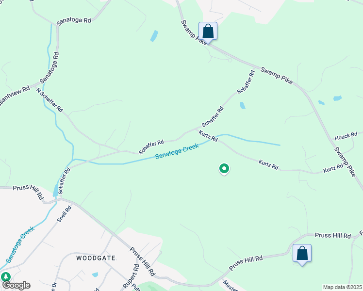map of restaurants, bars, coffee shops, grocery stores, and more near 2382 Schaffer Road in Pottstown