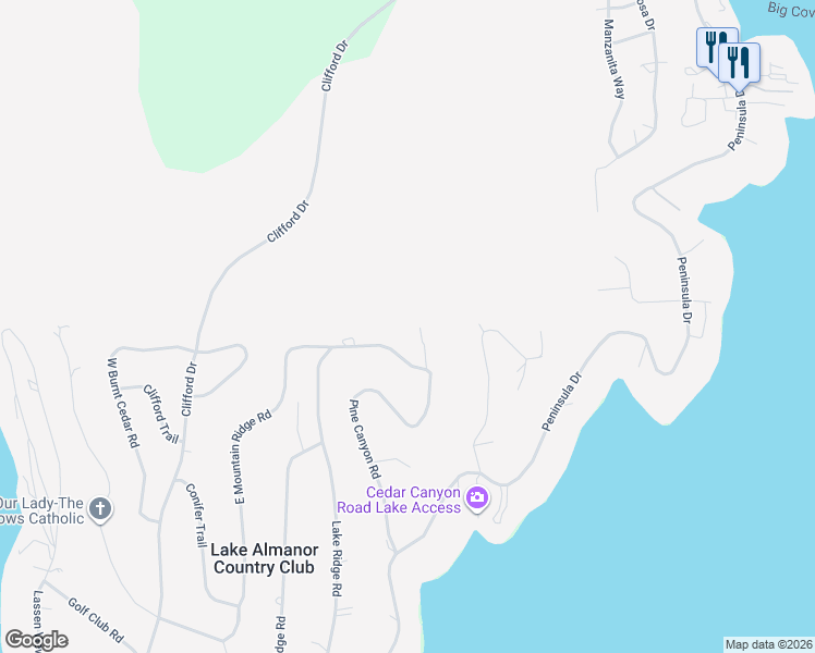 map of restaurants, bars, coffee shops, grocery stores, and more near 601 Pine Canyon Rd in Westwood