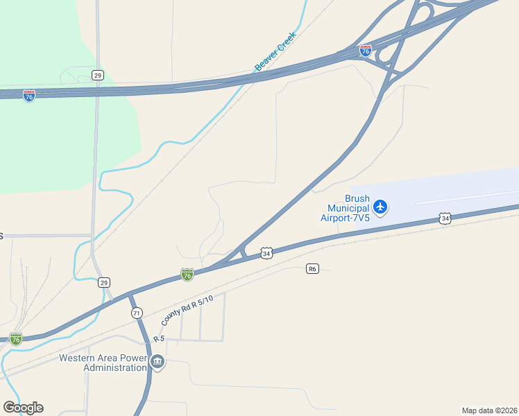 map of restaurants, bars, coffee shops, grocery stores, and more near 29481 U.S. 6 in Brush