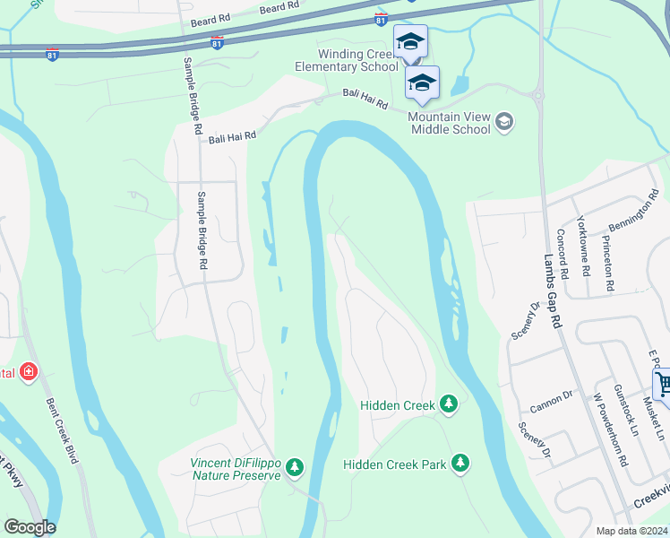 map of restaurants, bars, coffee shops, grocery stores, and more near 405 Sorbie Lane in Mechanicsburg