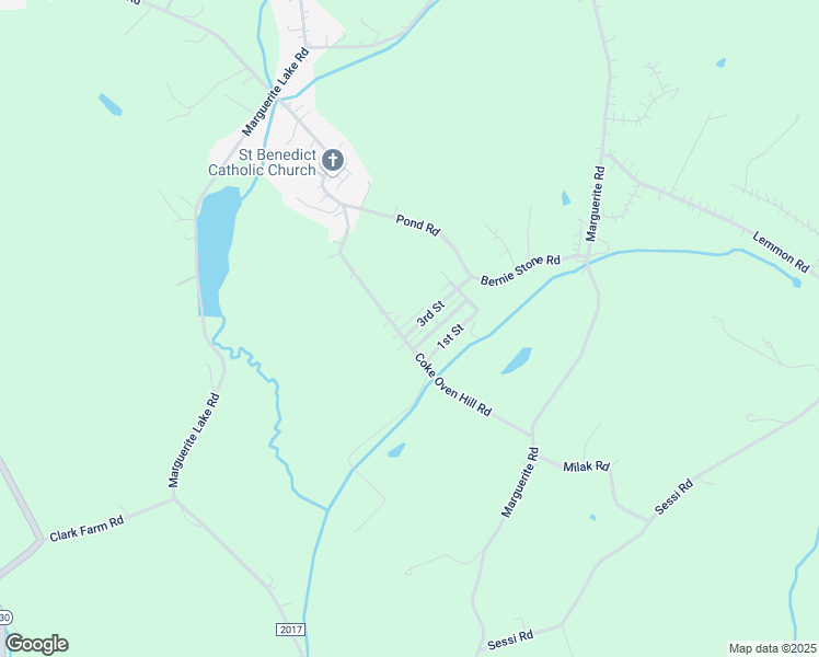 map of restaurants, bars, coffee shops, grocery stores, and more near 305 Klondike Drive in Latrobe