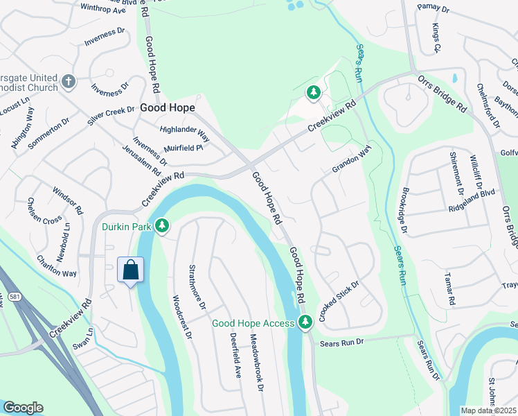 map of restaurants, bars, coffee shops, grocery stores, and more near 1000 Mill Road in Mechanicsburg