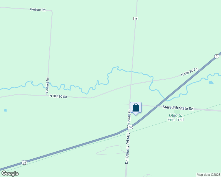 map of restaurants, bars, coffee shops, grocery stores, and more near 14961 North Old 3C Road in Sunbury