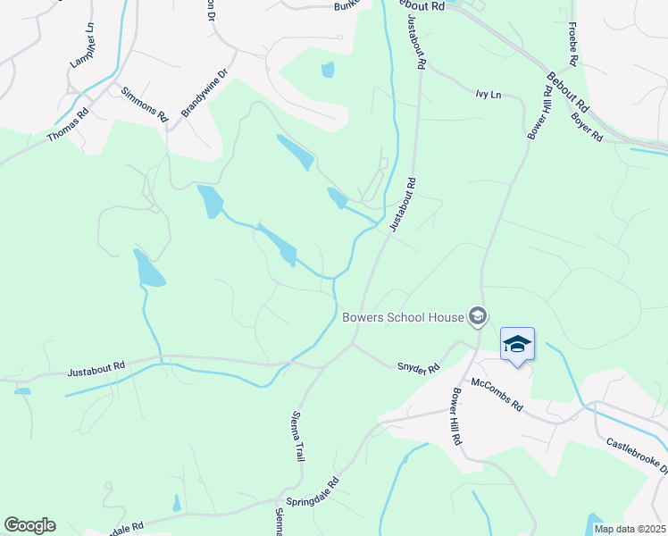 map of restaurants, bars, coffee shops, grocery stores, and more near 504 Villa Dr in Venetia