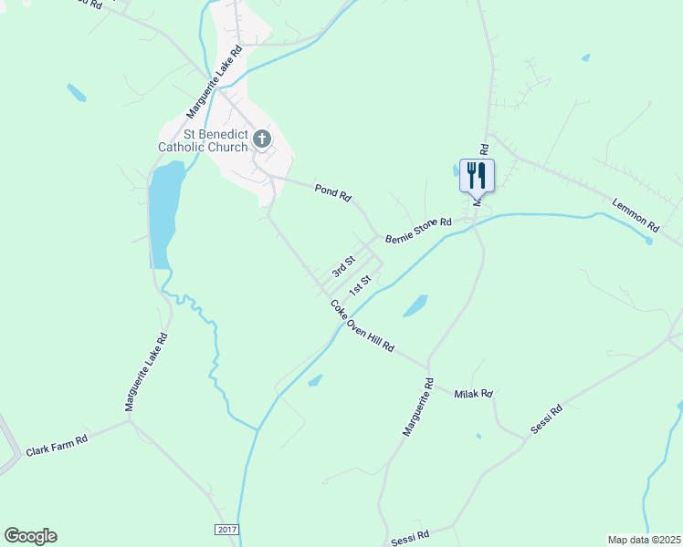 map of restaurants, bars, coffee shops, grocery stores, and more near 305 Klondike Drive in Latrobe