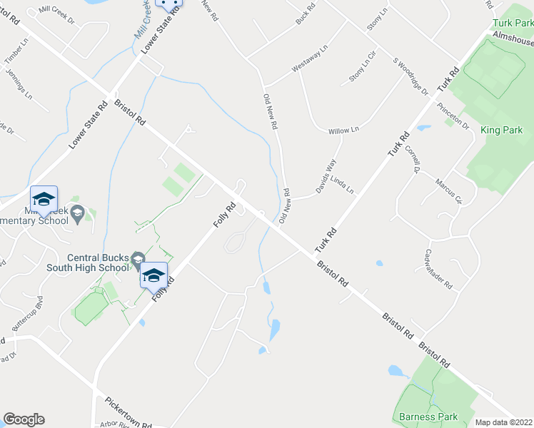 map of restaurants, bars, coffee shops, grocery stores, and more near 3079 Bristol Road in Warrington