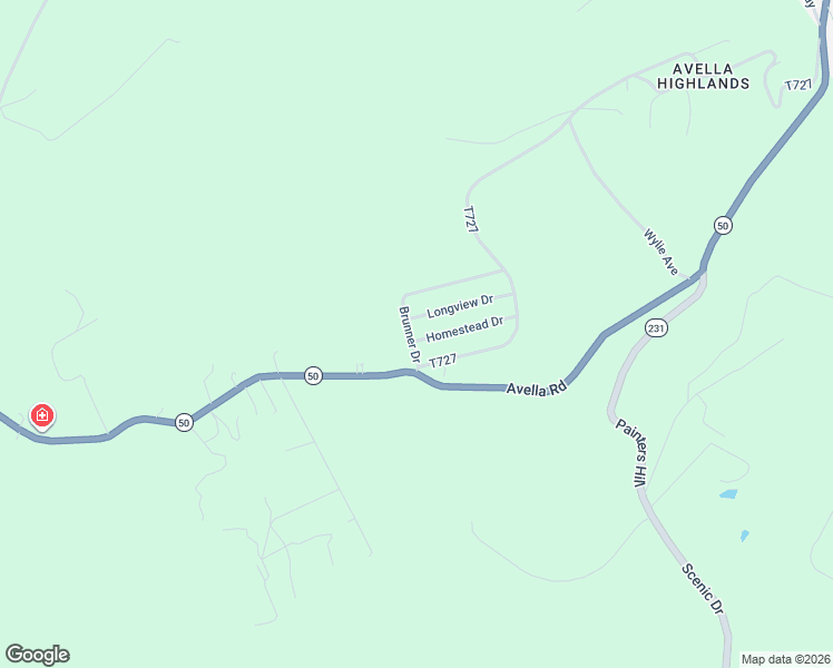 map of restaurants, bars, coffee shops, grocery stores, and more near 4 Homestead Drive in Avella