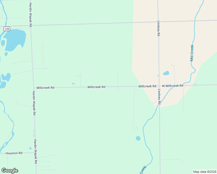 map of restaurants, bars, coffee shops, grocery stores, and more near 10620 Millcreek Road in Sidney