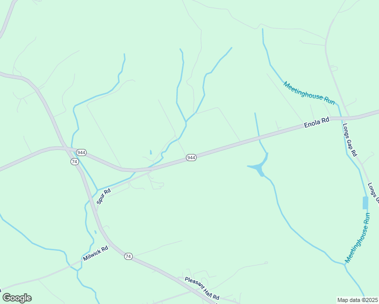 map of restaurants, bars, coffee shops, grocery stores, and more near 2370 Enola Road in Carlisle