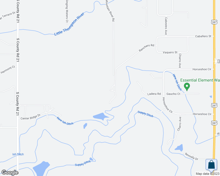 map of restaurants, bars, coffee shops, grocery stores, and more near 2329 Ranchero Road in Longmont