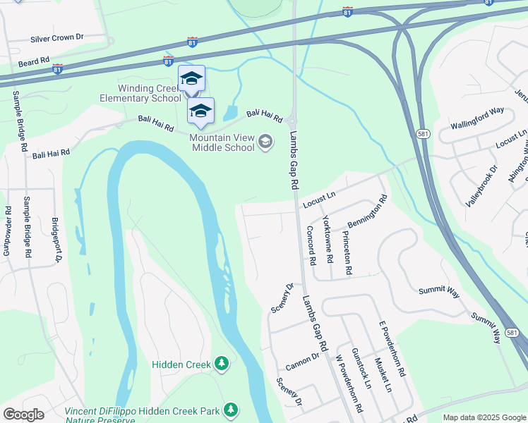 map of restaurants, bars, coffee shops, grocery stores, and more near Brandy Lane in Mechanicsburg