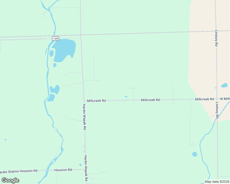 map of restaurants, bars, coffee shops, grocery stores, and more near 10221 Millcreek Road in Sidney
