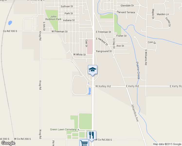 map of restaurants, bars, coffee shops, grocery stores, and more near 1800 South Jackson Street in Frankfort