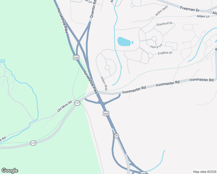 map of restaurants, bars, coffee shops, grocery stores, and more near 1141 Alden Way in Lebanon