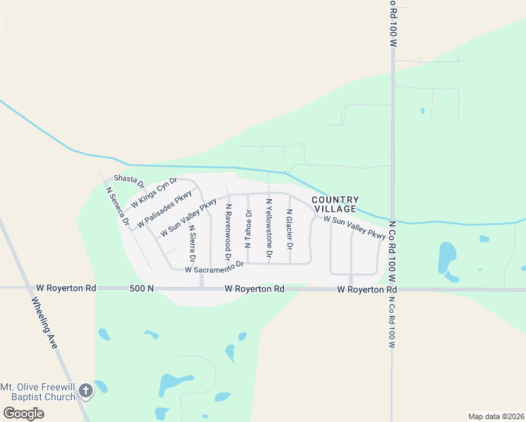 map of restaurants, bars, coffee shops, grocery stores, and more near 8404 North Yellowstone Drive in Muncie