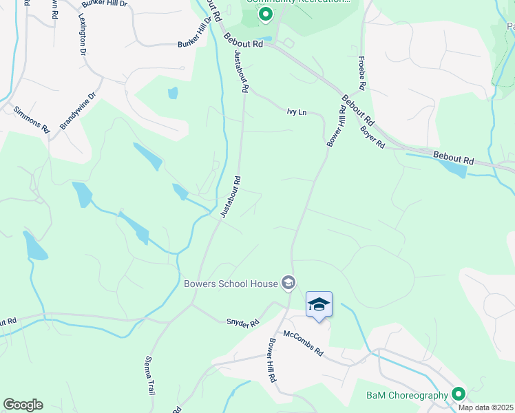 map of restaurants, bars, coffee shops, grocery stores, and more near 514 Justabout Road in Venetia