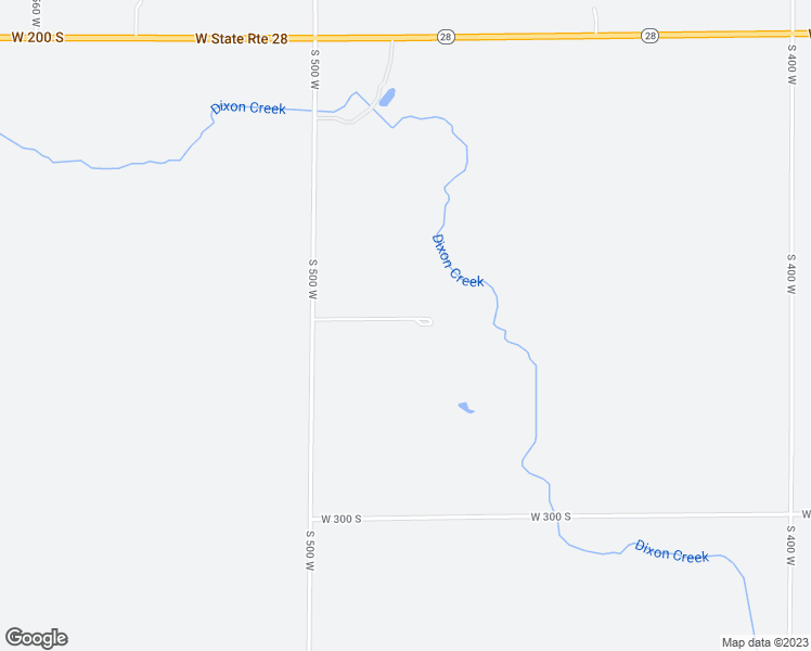 map of restaurants, bars, coffee shops, grocery stores, and more near 2579 South 500 West in Tipton