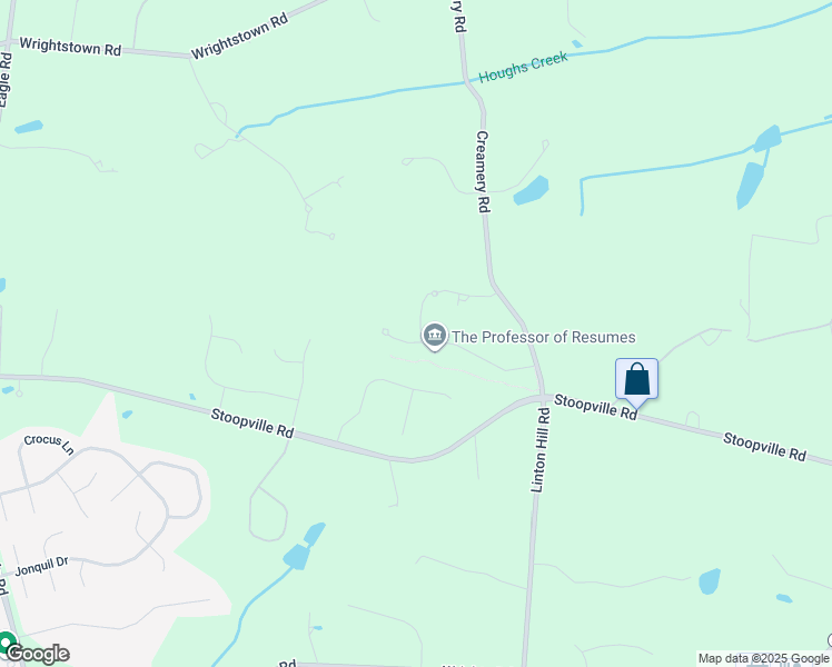 map of restaurants, bars, coffee shops, grocery stores, and more near 56 Hillyer Lane in Newtown
