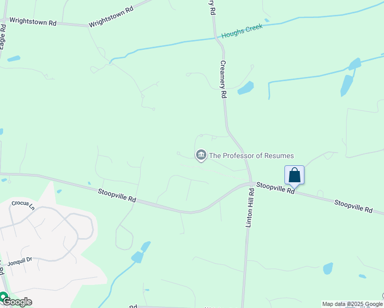 map of restaurants, bars, coffee shops, grocery stores, and more near 56 Hillyer Lane in Newtown