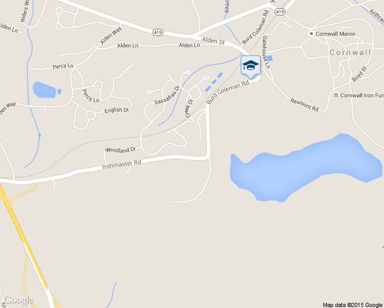 map of restaurants, bars, coffee shops, grocery stores, and more near 99 Ironmaster Road in Lebanon