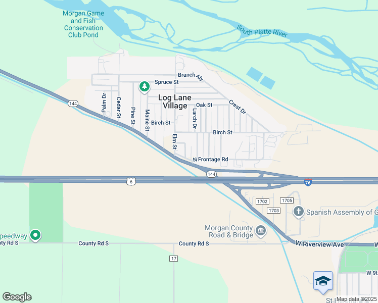 map of restaurants, bars, coffee shops, grocery stores, and more near 216 Osage Drive in Fort Morgan