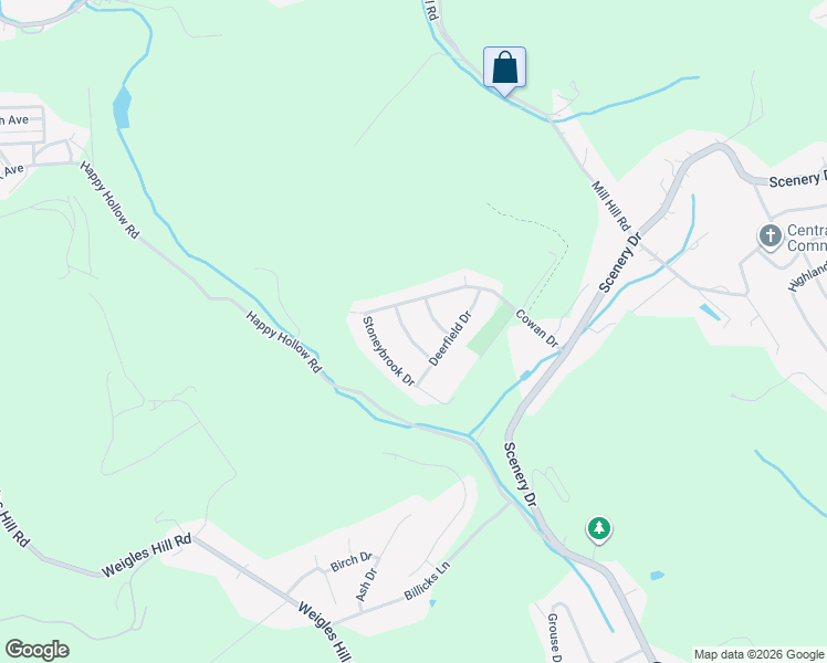 map of restaurants, bars, coffee shops, grocery stores, and more near 403 Milford Drive in Elizabeth