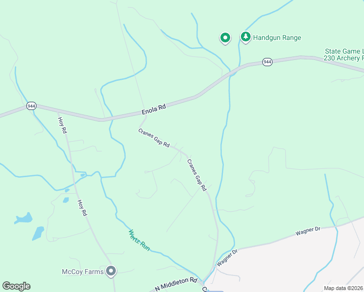 map of restaurants, bars, coffee shops, grocery stores, and more near 1051 Cranes Gap Road in Carlisle