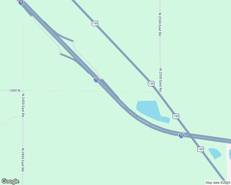 map of restaurants, bars, coffee shops, grocery stores, and more near 13 Moss Lake Drive in Farmer City