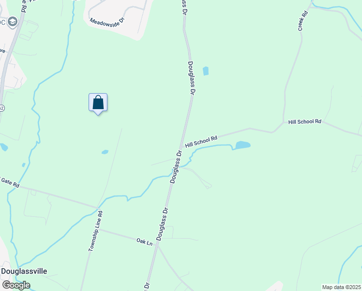 map of restaurants, bars, coffee shops, grocery stores, and more near 392 Douglass Drive in Douglassville