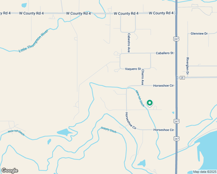 map of restaurants, bars, coffee shops, grocery stores, and more near 2304 Horseshoe Circle West in Longmont