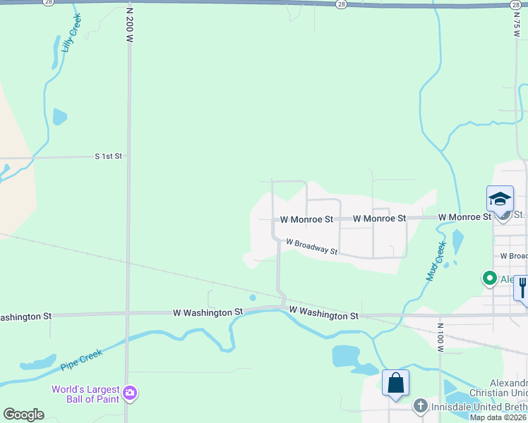 map of restaurants, bars, coffee shops, grocery stores, and more near 11315 North Virginia Avenue in Alexandria