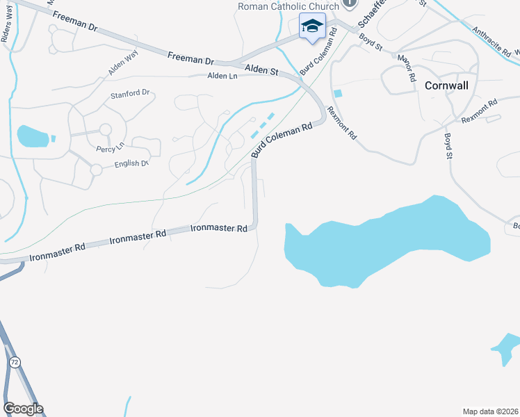 map of restaurants, bars, coffee shops, grocery stores, and more near 230 Burd Coleman Road in Lebanon